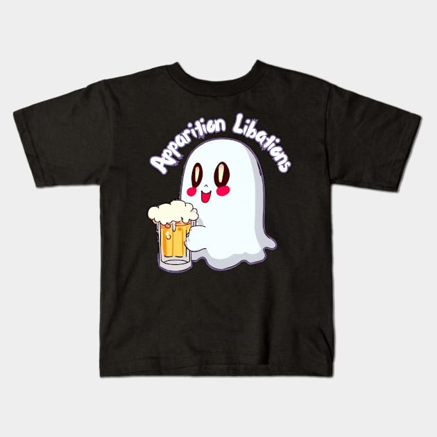 Oktoberfest ghost Kids T-Shirt by Japanese Fever